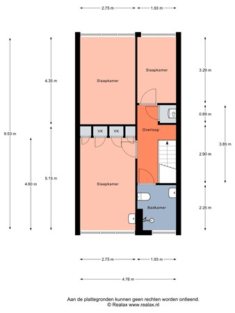 Floorplan - Da Costastraat 26, 3751 GC Bunschoten-Spakenburg